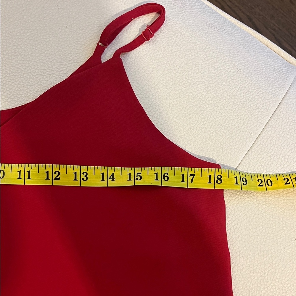 Kismet Elegant Red Camisole - Picture 5 of 5